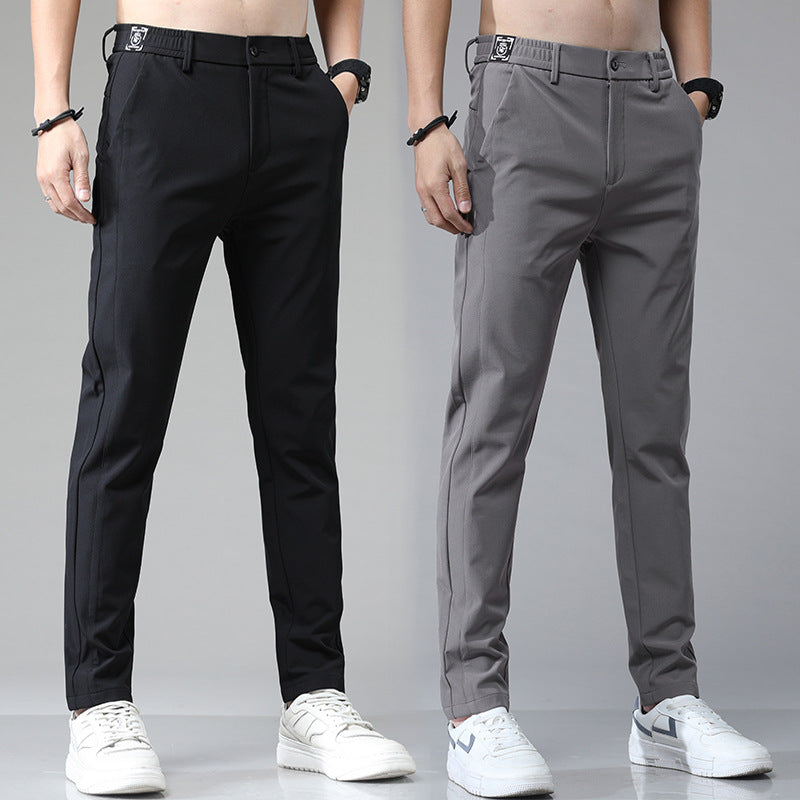 Herren Pflegeleichte Chinohose mit elastischem Bund und modernen Taschen Echoarchiv
