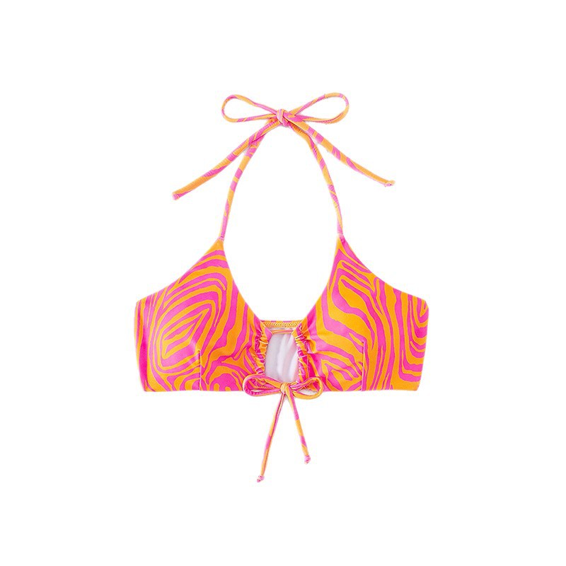 Damen Raffinierter Bikini Oberteil mit verspieltem Schnitt Echo Archiv