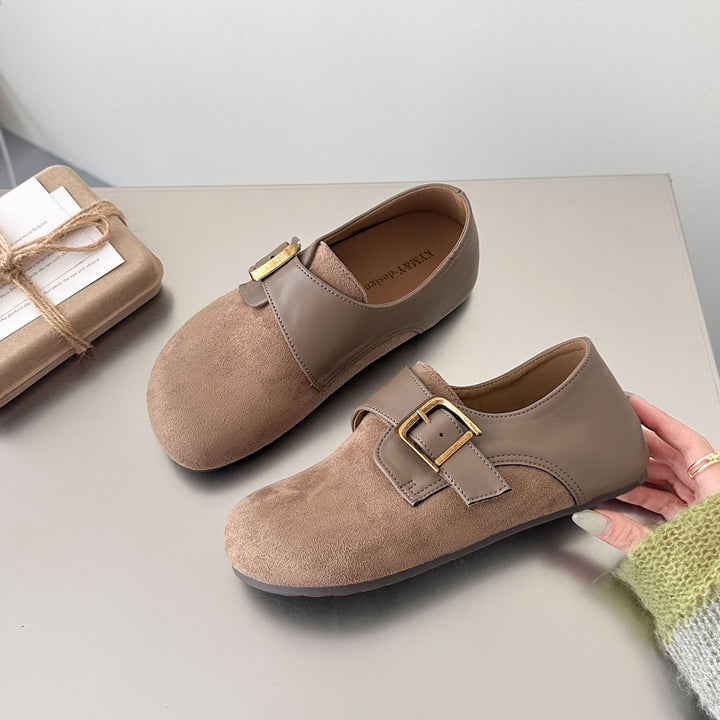 Damen Bequeme Clogs mit dekorativem Riemen Echo Archiv