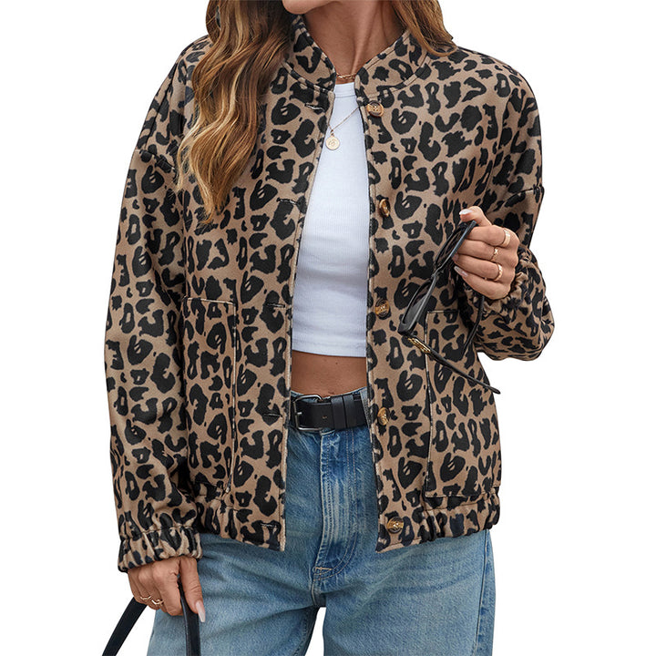 Damen Farmjacke mit Leopardenmuster Echo Archiv
