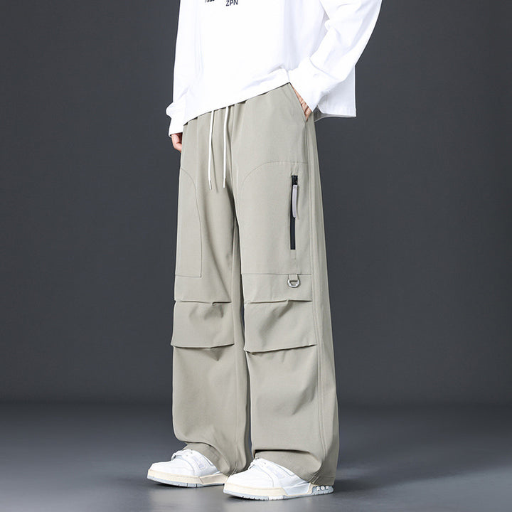 Herren Weitgeschnittene Cargo-Hose