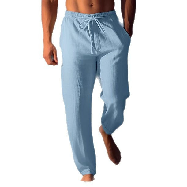 Herren entspannende Strandhose mit elastischem Bund und praktischen Taschen Echoarchiv