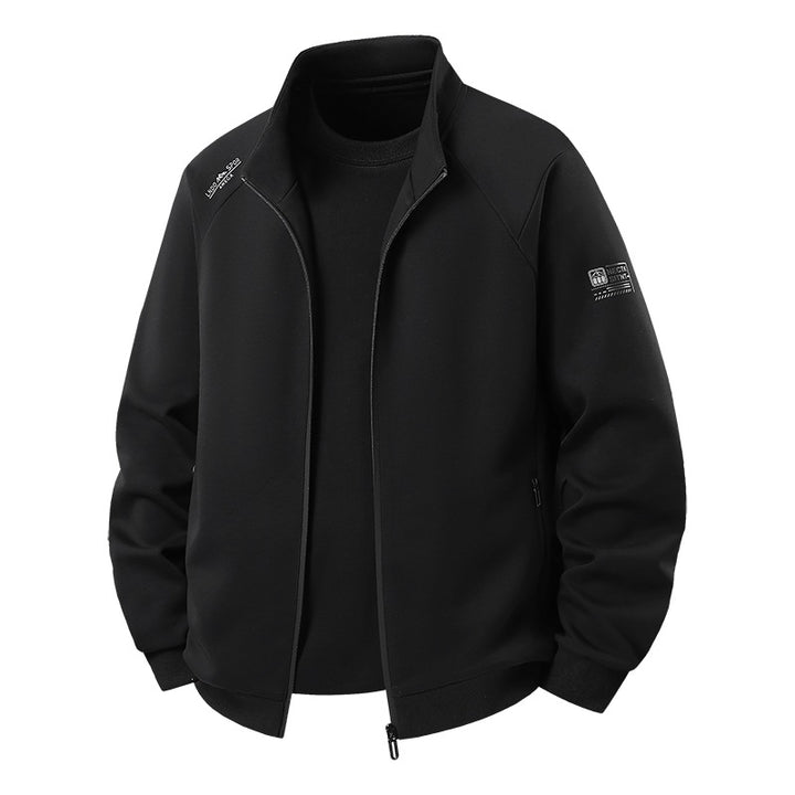Herren Leichter Freizeit-Trainingsanzug-Set mit Reißverschlussjacke, elastischer Bund & Reißverschlusstaschen Echoarchiv