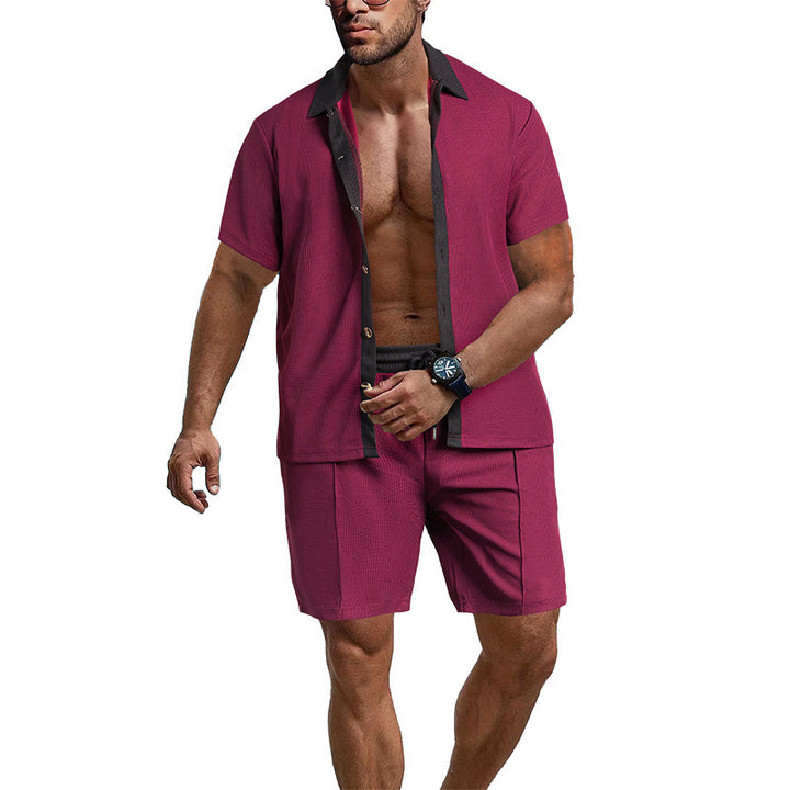 Herren lässiges Oberteil mit Shorts Echoarchiv