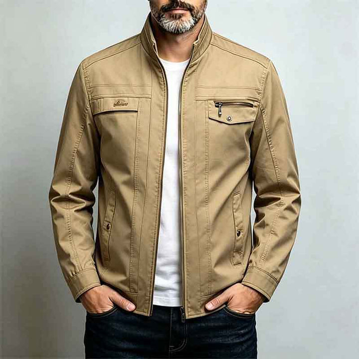 Herren Sportliche Übergangsjacke mit innovativem Stehkragen Echo Archiv