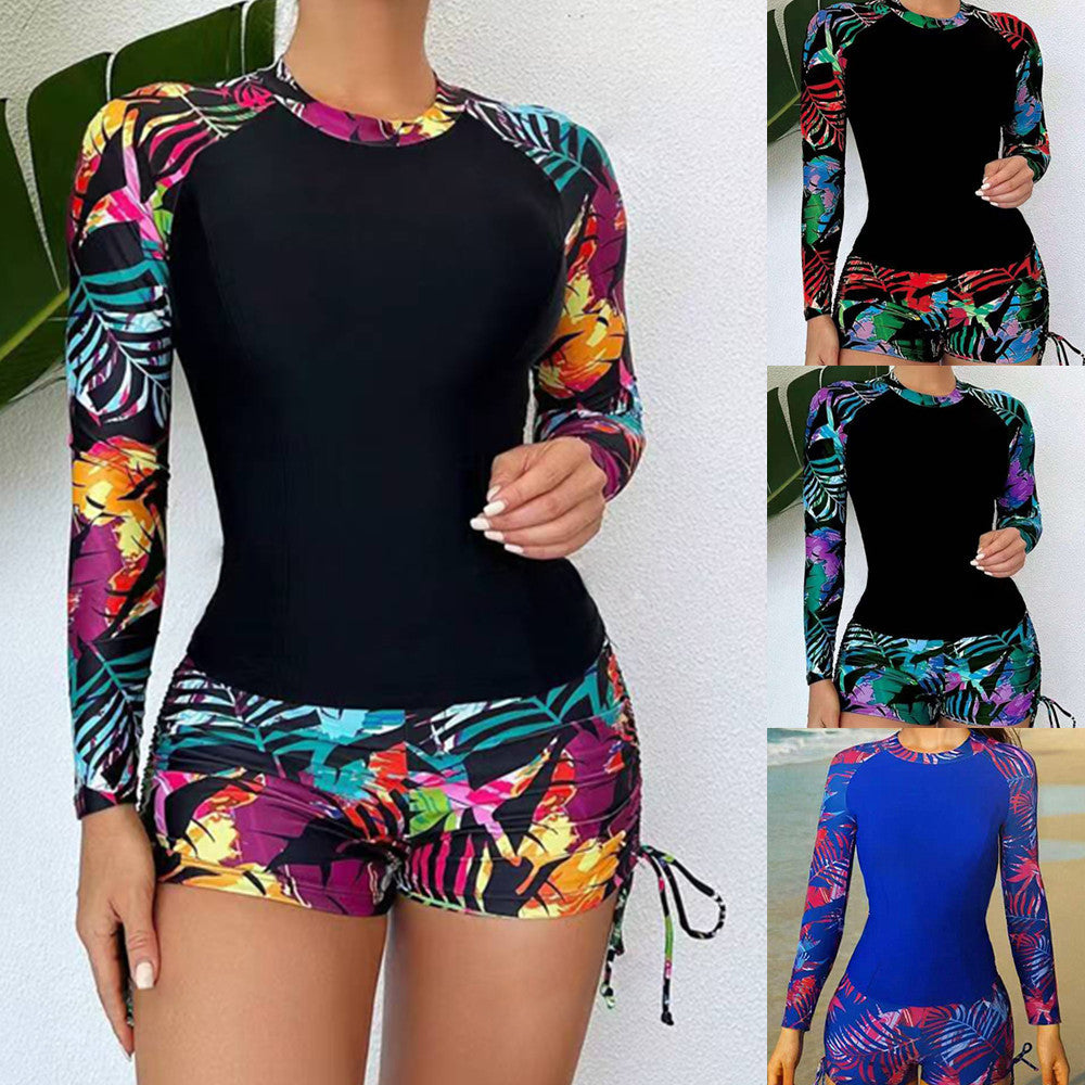 Damen UV-Schutz Rashguard mit Shorts Echo Archiv