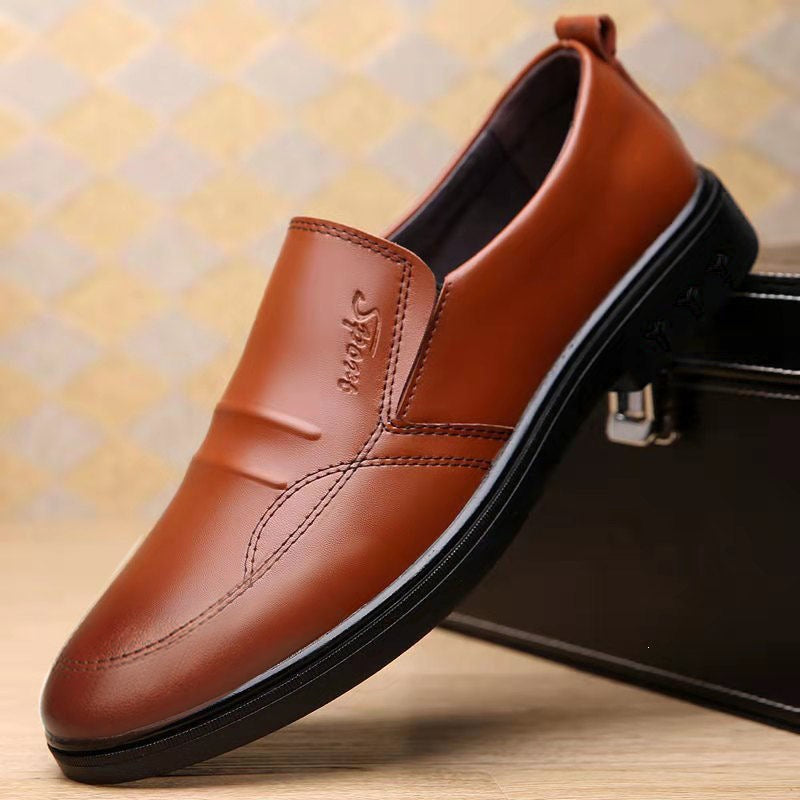 Herren Elegante und Bequeme Slip-On Lederschuhe Echoarchiv 1788175386