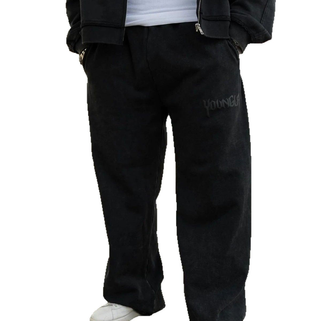 Herren bequeme Freizeithose mit seitlichen Eingrifftaschen und elastischem Bund Echoarchiv