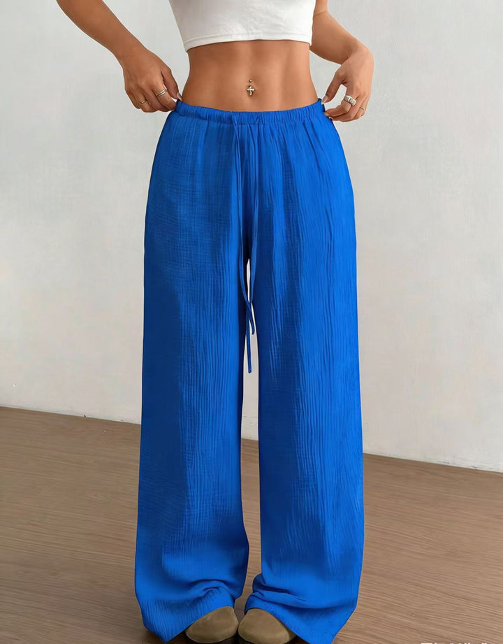 Damen weite, glänzende Palazzo-Hose Echo Archiv