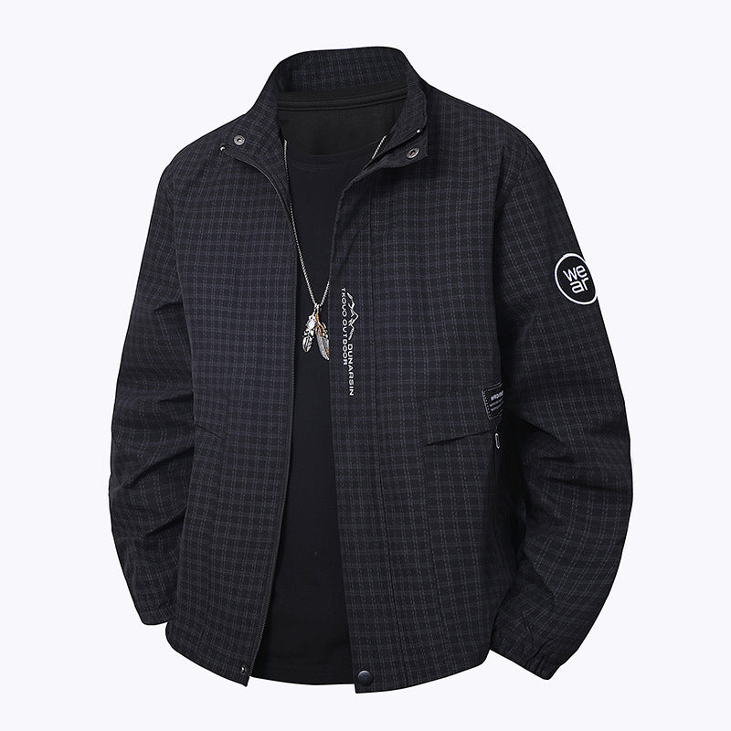 Herren Multifunktionale Windjacke mit hohem Kragen Echo Archiv