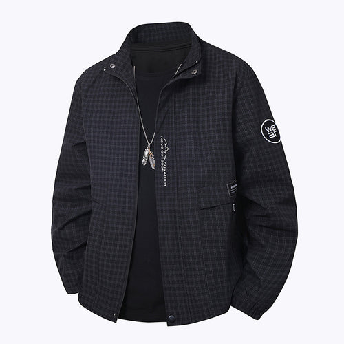 Herren Multifunktionale Windjacke mit hohem Kragen Echo Archiv