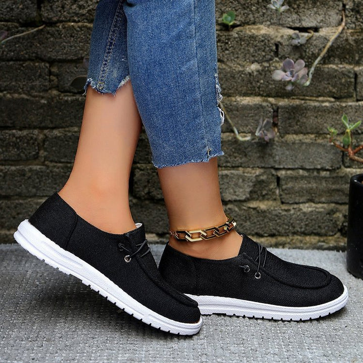 Damen Slip-On Sneaker im Mokassin-Stil mit elastischem Einstieg und profilierter Komfortsohle Echo Archiv