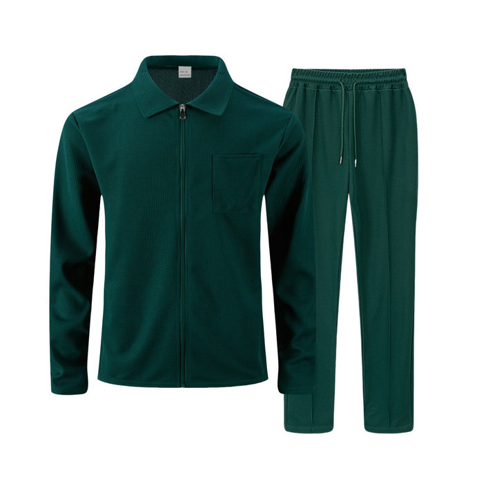 Herren Sportliches Freizeit-Set mit Reißverschluss und praktischen Taschen Echoarchiv