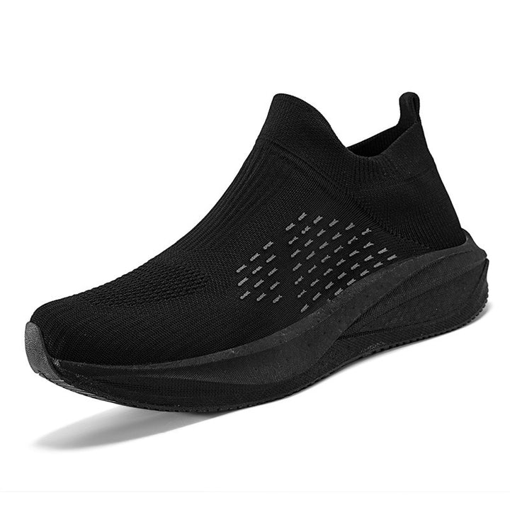 Damen Strick-Slip-On Sneaker mit nahtlosem Elastikschaft und dämpfender Plateau-Sohle Echoarchiv
