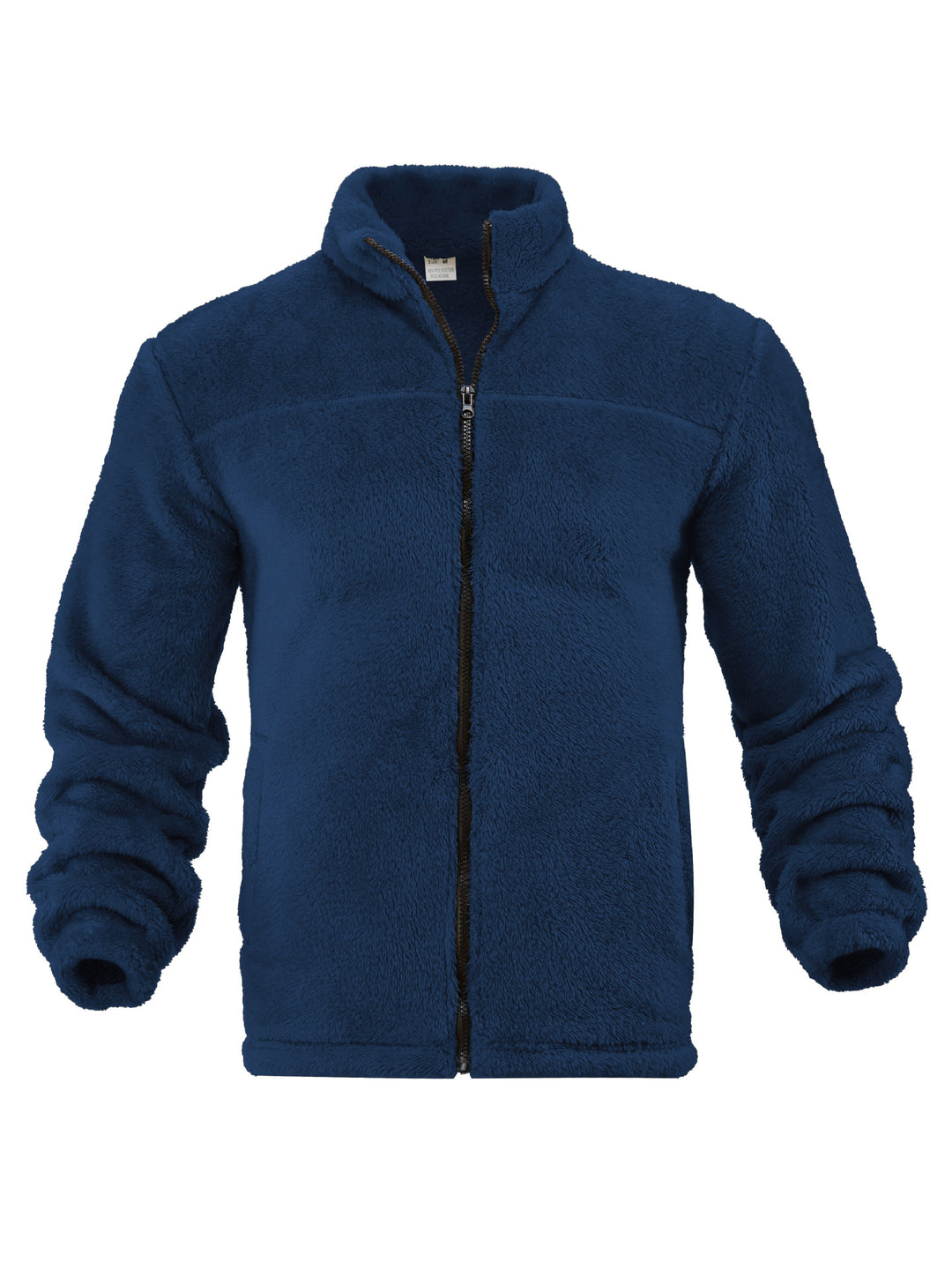 Herren Fleece-Jacke mit hohem Kragen und weichem Innenfutter Echoarchiv
