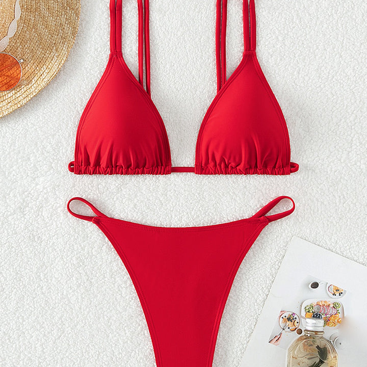 Damen Triangel-Bikini mit verstellbaren Trägern Echo Archiv