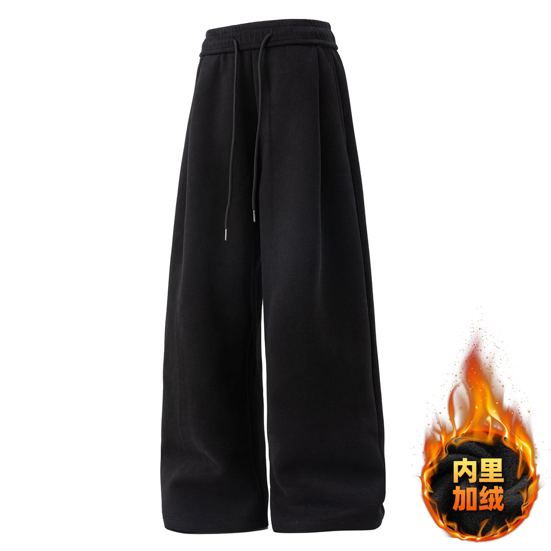 Unisex Weite Lounge‑Hose mit hohem Elastikbund, Kordelzug und extra weitem Palazzoschnitt Echo Archiv