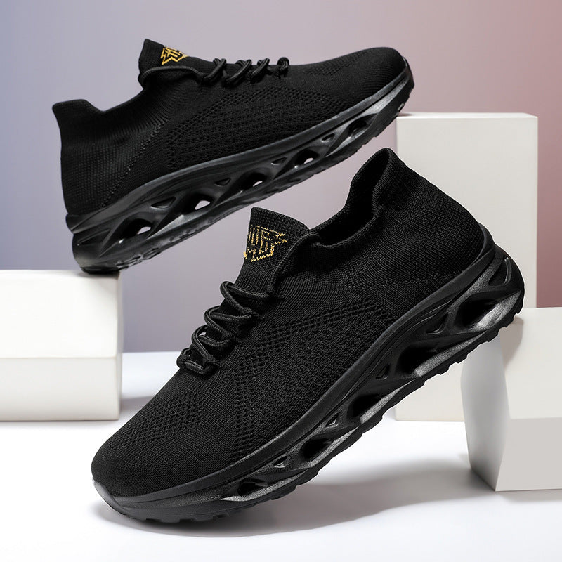 Unisex Strick-Sneaker mit sockenähnlichem Schaft und gedämpfter Luftsohle Echoarchiv