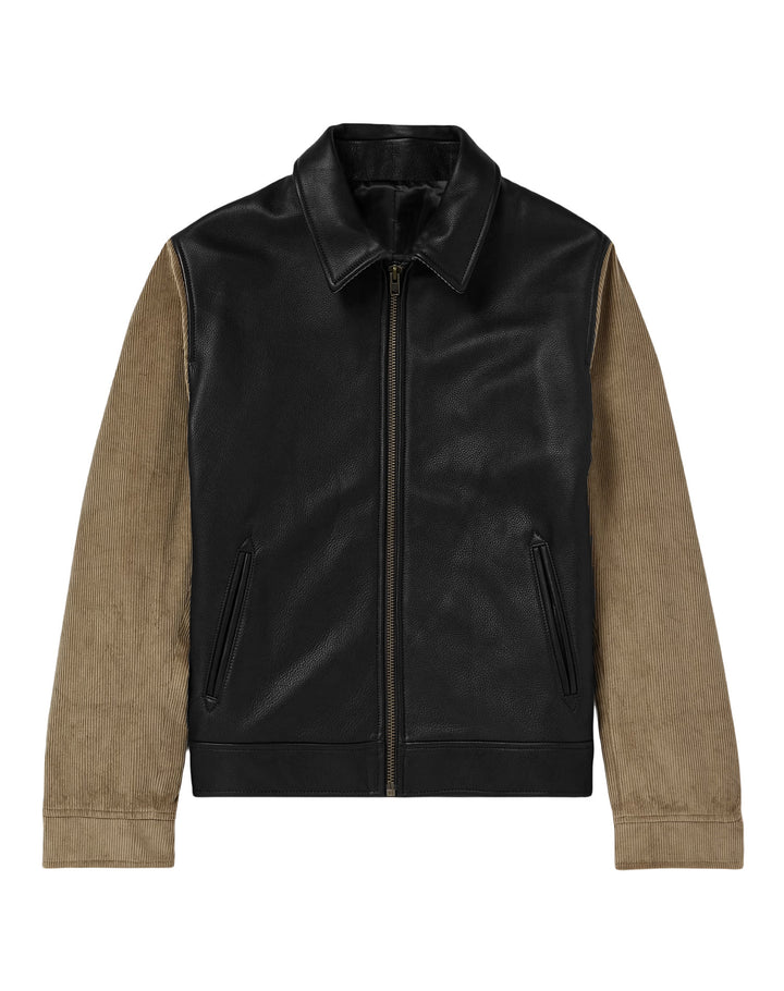 Herren modische Hybridjacke mit strukturierten Ärmeln Echoarchiv