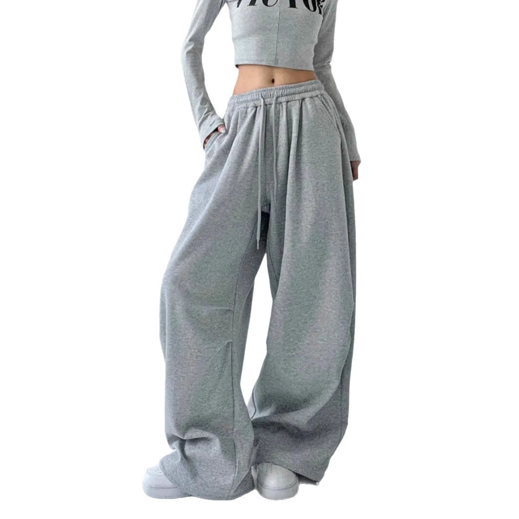 Damen nan extraweite High‑Waist-Loungehose mit elastischem Kordelbund, Kordelzug und praktischen Seitentaschen Echo Archiv