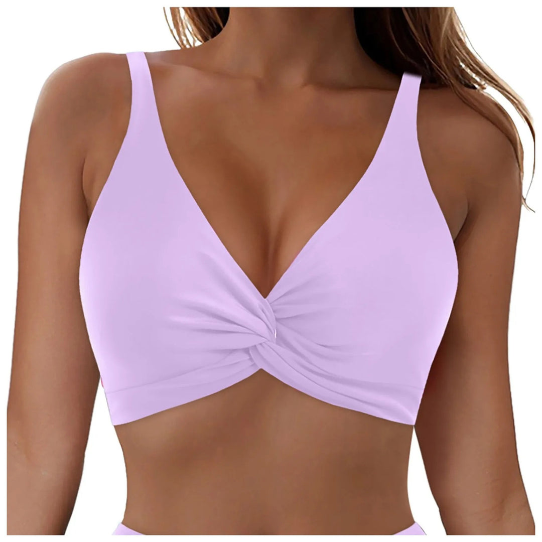 Damen Sportliches Bikinioberteil mit Twist-Design Echo Archiv