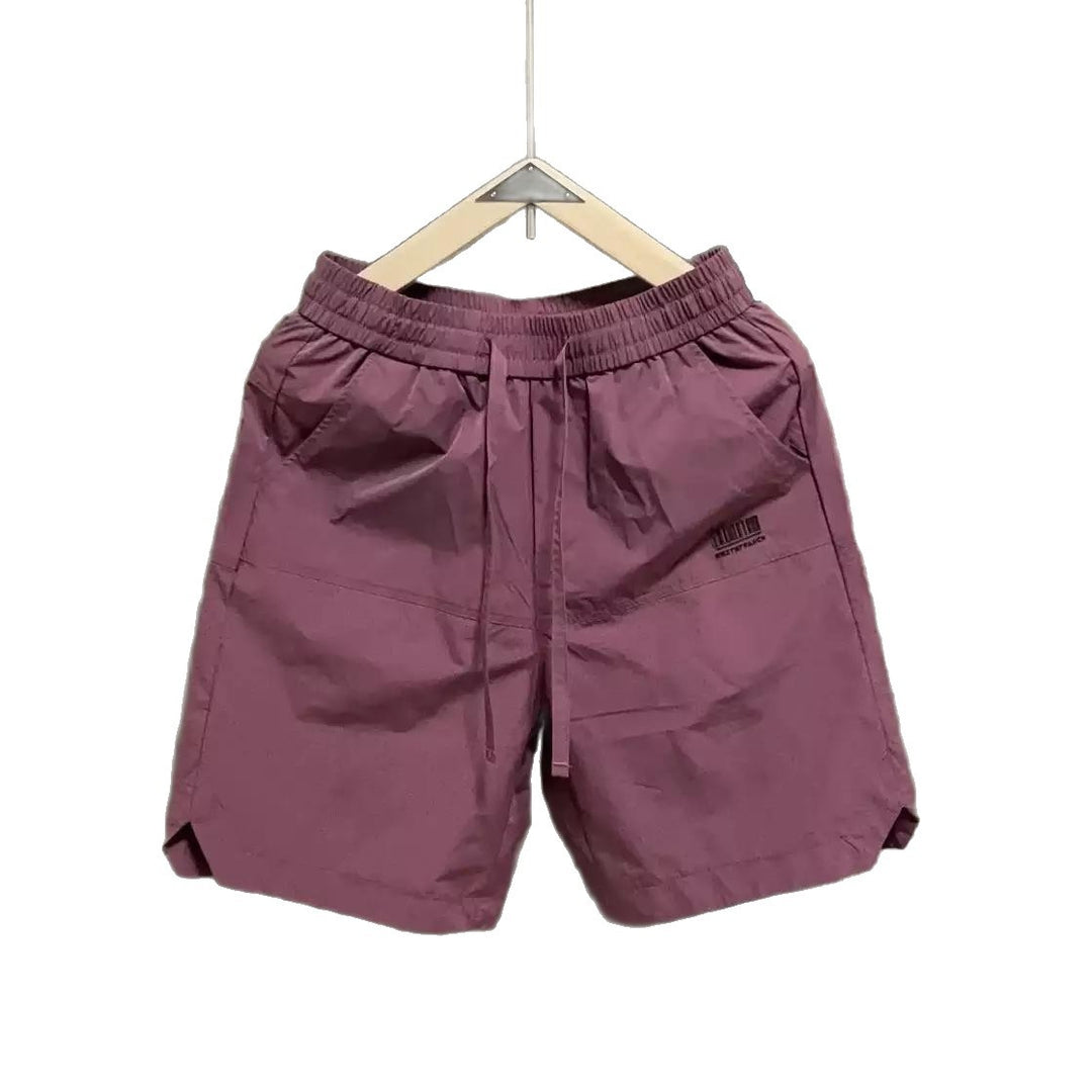 Herren lässige Sportshorts mit elastischem Bund und seitlichen Eingrifftaschen Echoarchiv