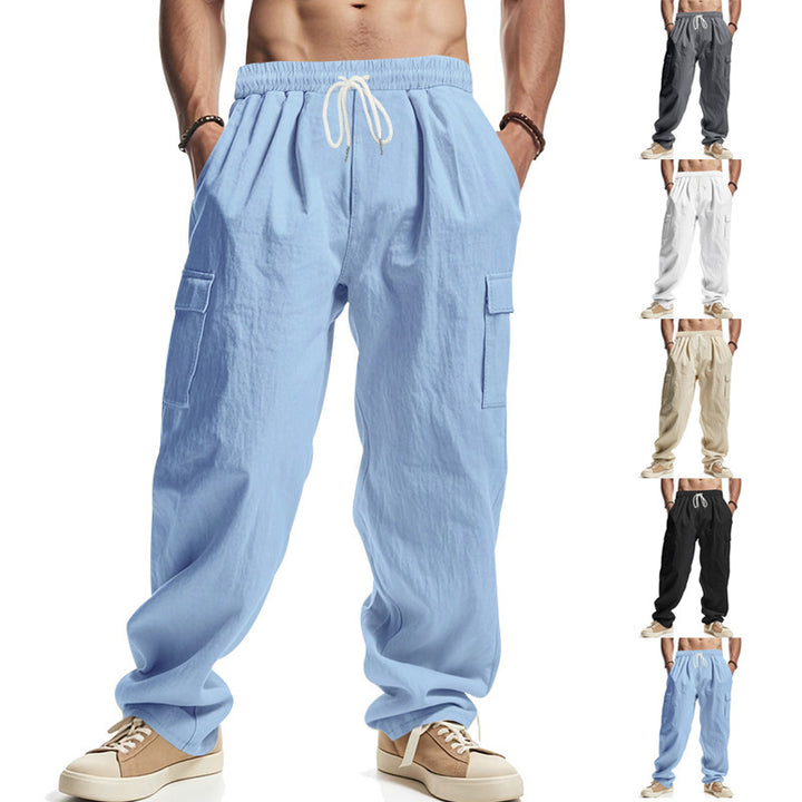 Herren Lässige Cargo-Hose mit elastischem Bund und praktischen Taschen Echoarchiv