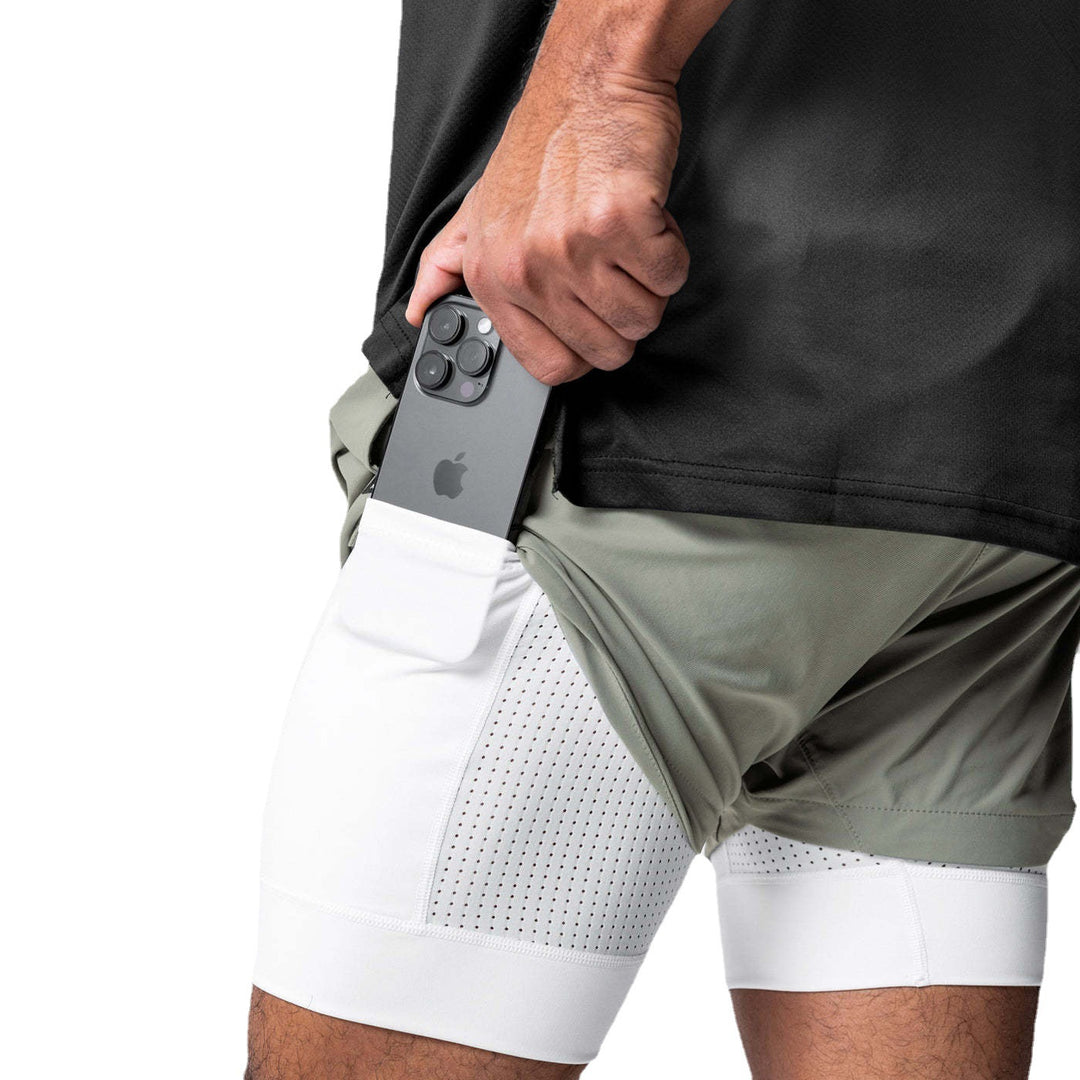 Herren Sportliche Hybrid-Shorts mit Innenfutter Echoarchiv