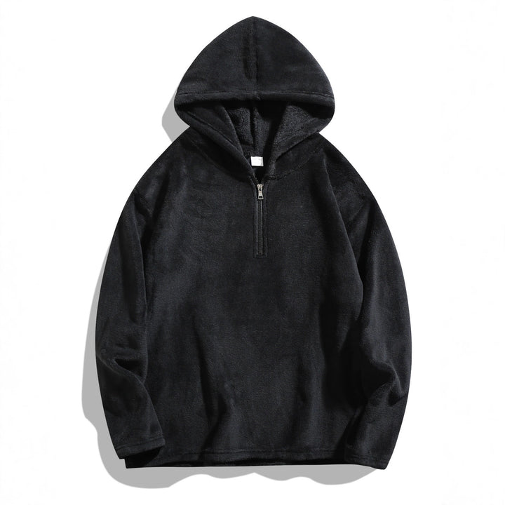 Herren kuscheliger Fleece-Hoodie mit praktischer Reißverschlussöffnung Echoarchiv