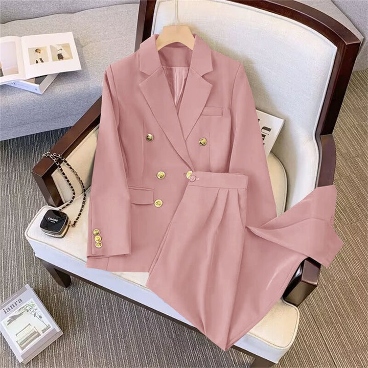 Damen Elegantes Zweiteiler Blazer-Set Echo Archiv