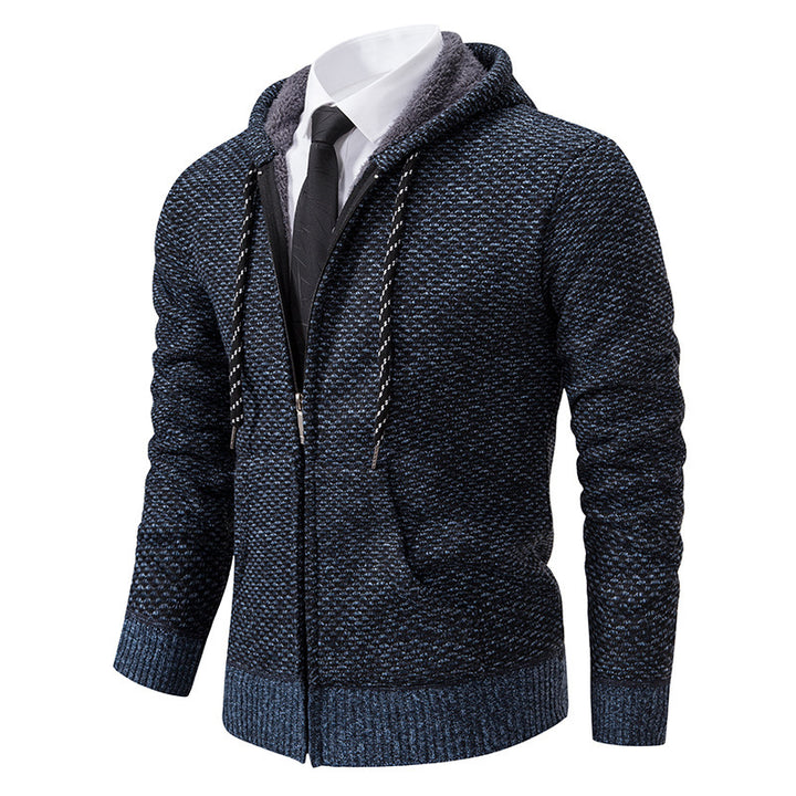 Herren stylische Kapuzenjacke mit weichem Innenfutter und eleganten Akzenten Echoarchiv