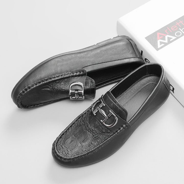 Herren Elegante Mokassins mit Metallakzent Echo Archiv