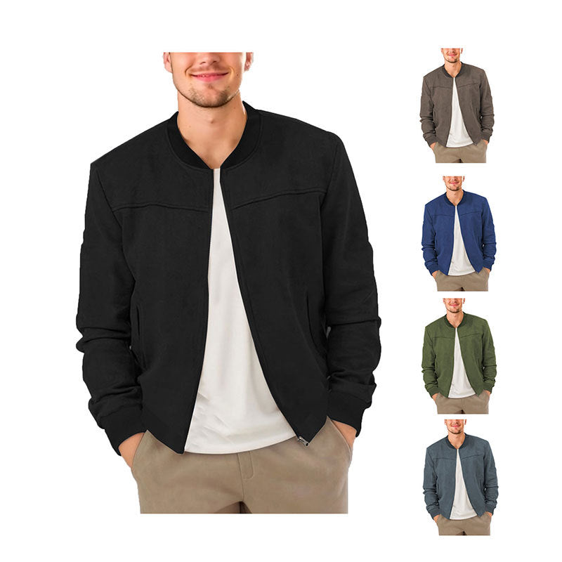 Herren elegante Freizeitjacke mit praktischem Reißverschluss und Seitentaschen Echoarchiv