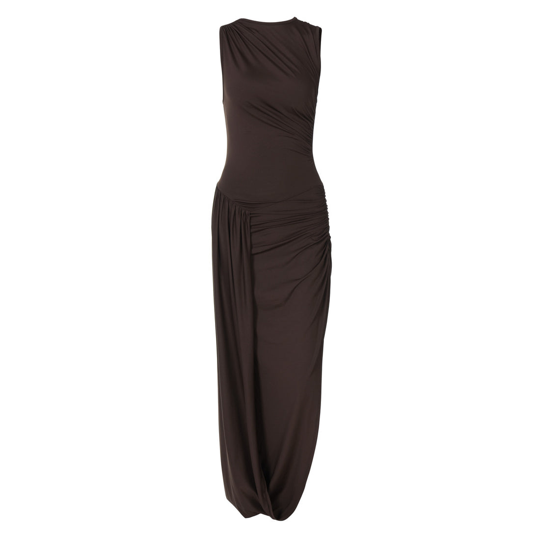 Damen Elegantes Maxikleid mit raffiniertem Wickeldesign – Valéora