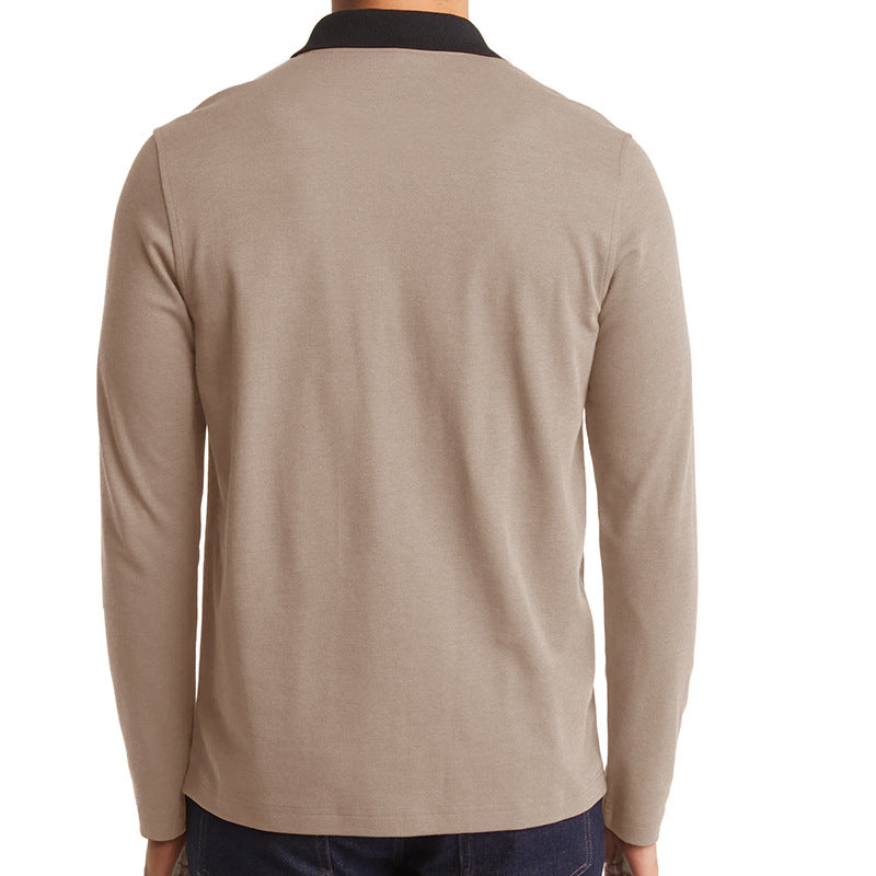 Herren sportliches Langarmshirt mit Reißverschluss Echoarchiv