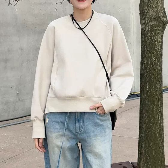 Damen Bequemer Sweatshirt mit raglan Ärmel Echoarchiv