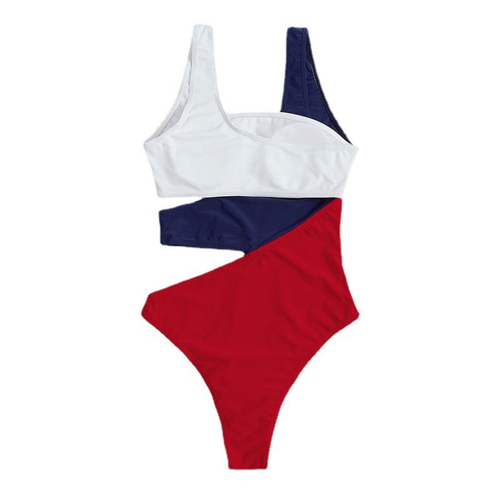 Damen Hochtaillierter Badeanzug mit modischen Cut-Outs Echo Archiv