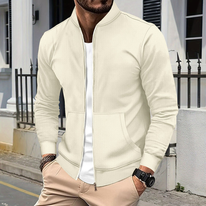 Herren sportliche Freizeitjacke mit Reißverschluss und praktischen Taschen Echoarchiv