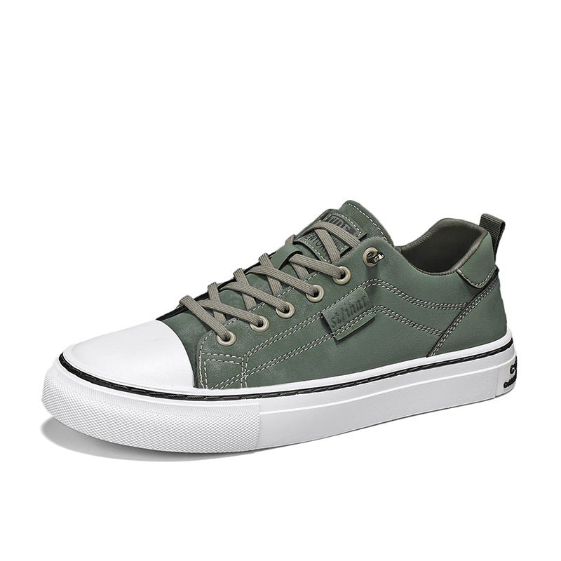 Herren klassische Low-Top Sneaker im Canvas-Look mit verstärkter Zehenkappe und gepolstertem Komfortfußbett Echo Archiv