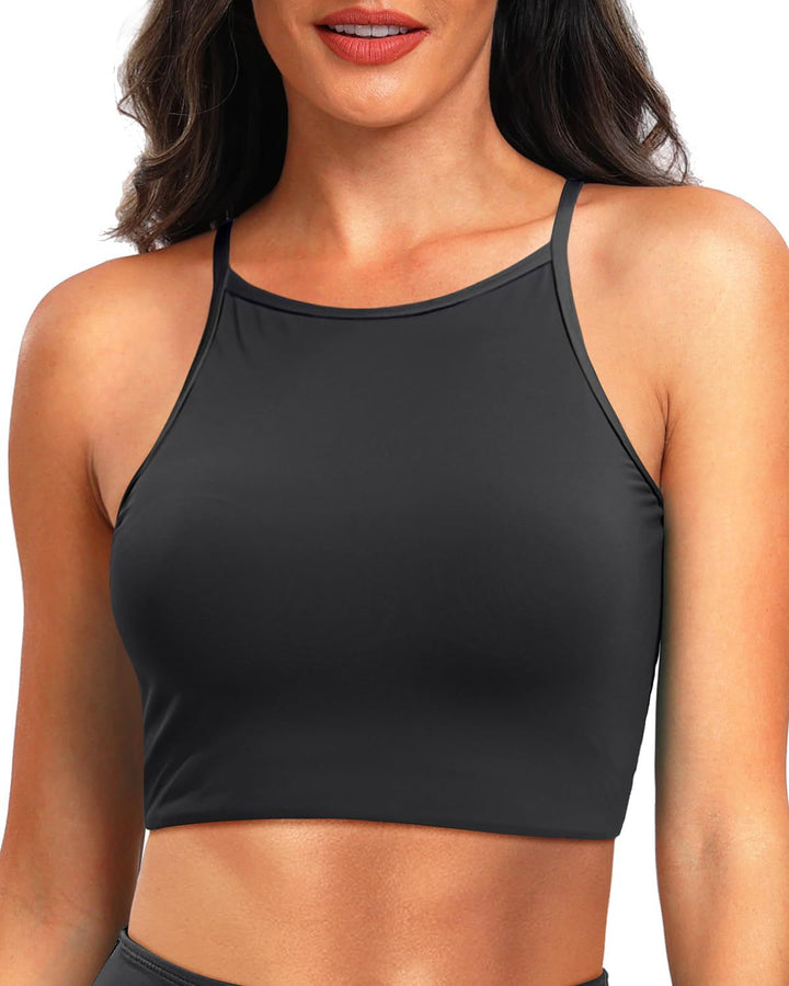 Damen Sportliches Crop-Top Echo Archiv