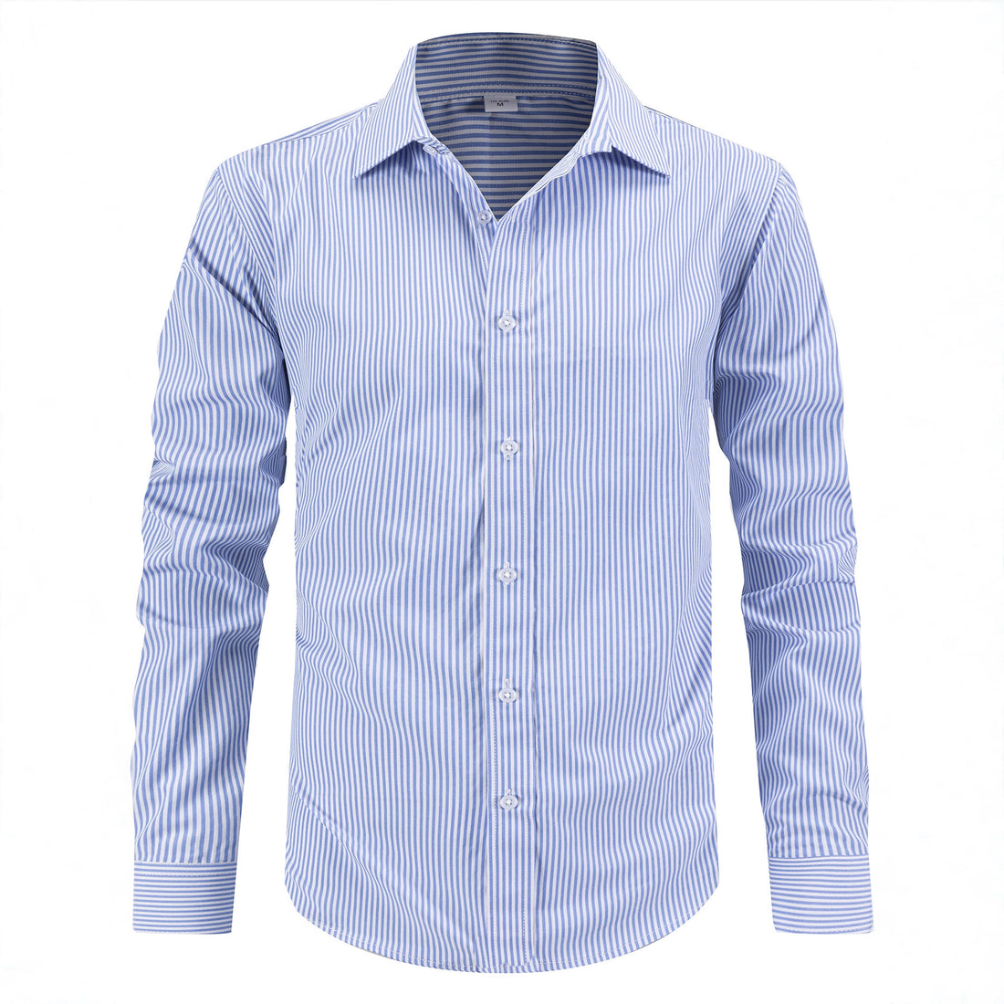 Herren gestreiftes Langarmhemd – Arvello