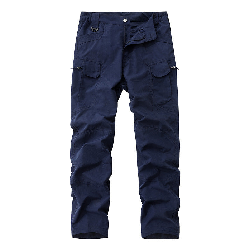 Herren Technik Cargo-Hose mit multifunktionalen Taschen und elastischem Bund Echoarchiv