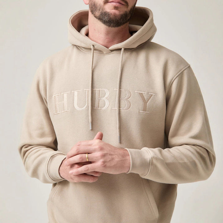 Herren Kapuzenpullover mit stilvollem Schriftzug Echoarchiv