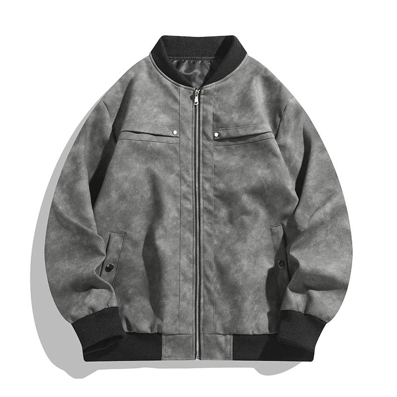Herren Modische Bomberjacke im Vintage-Look Echo Archiv