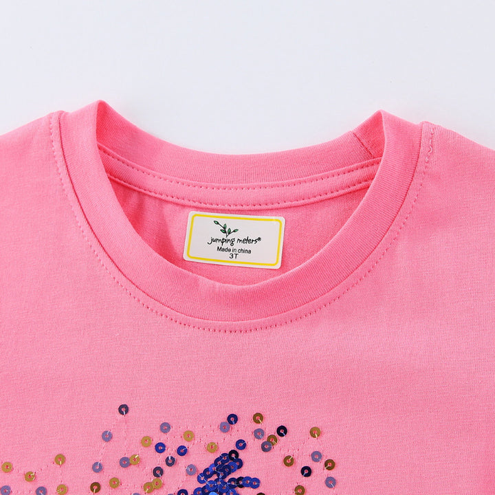 Mädchen T-Shirt mit funkelndem Sternenmotiv Echo Archiv