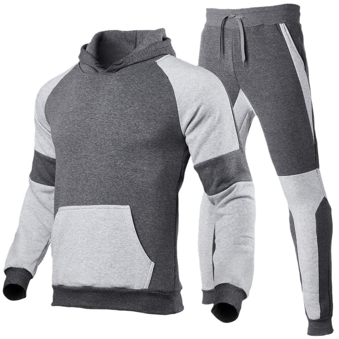 Herren Sportliches Hoodie und joggingset mit atmungsaktiven Einsätzen Echoarchiv