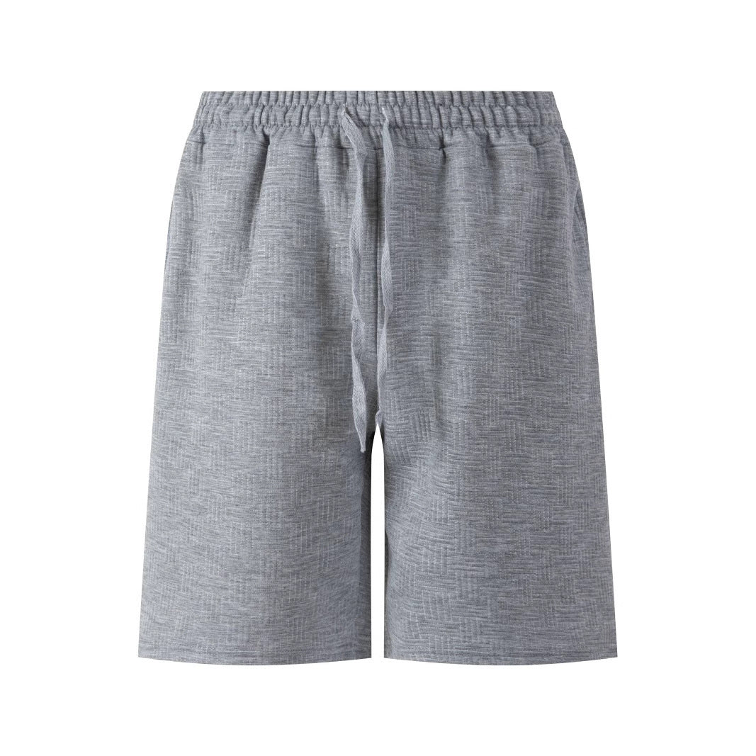 Herren Freizeit-Shorts mit elastischem Bund und innenliegendem Kordelzug Echoarchiv