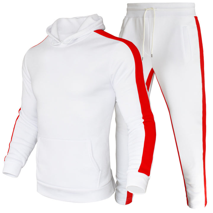 Herren sportliches Kapuzen-Sweatshirt und Jogginghose Set Echoarchiv