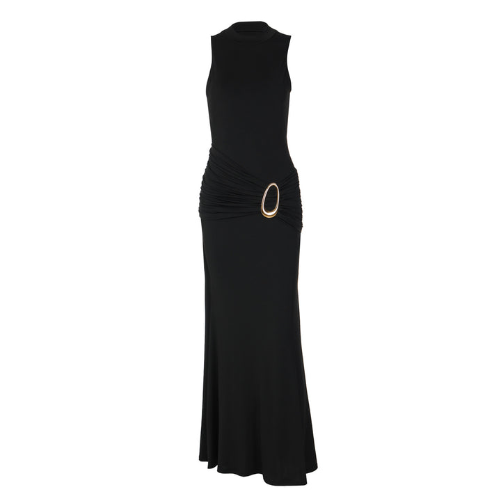 Damen Langermiges Maxikleid mit raffiniertem Raffungselement Echo Archiv