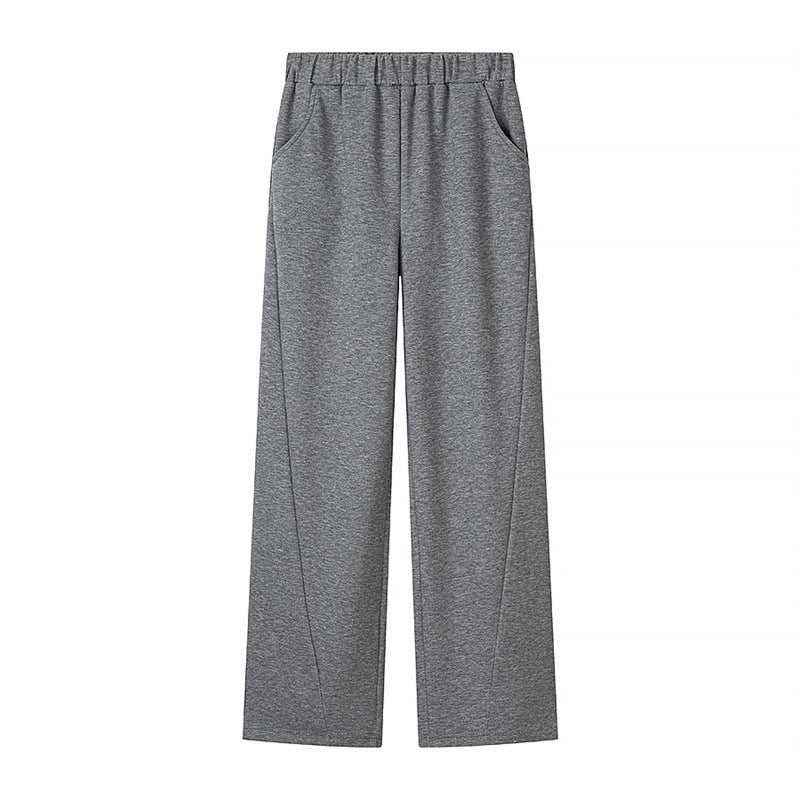 Damen Zweiteiliges Lounge‑Set aus weichem Sweat mit Rundhals und weiter Bundhose Echo Archiv